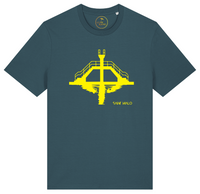 t-shirt| littoral | vert | plongeoir | saint malo | jaune fluo | le petit plagiste |