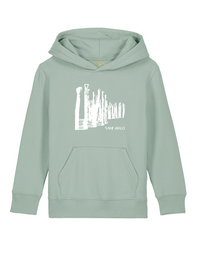 Sweat enfant | coton bio | brise lame| saint malo | estran | vert d'eau