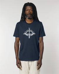 Le t-shirt Fond Marin - plongeoir blanc rayé marinière