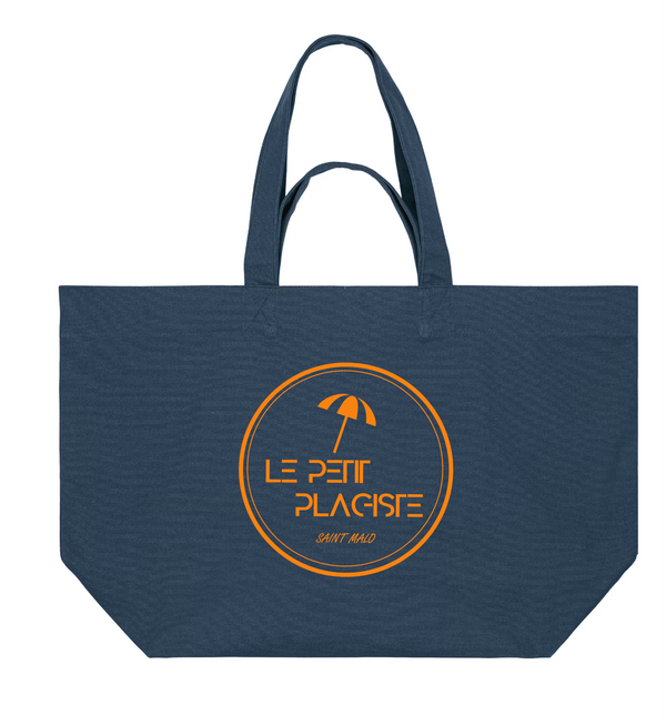 Sac| saint malo | le petit plagiste | tote bag | orange  bleu
