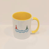 MUG| Saint-malo| tribord| balises| le petit plagiste| vert| rouge|