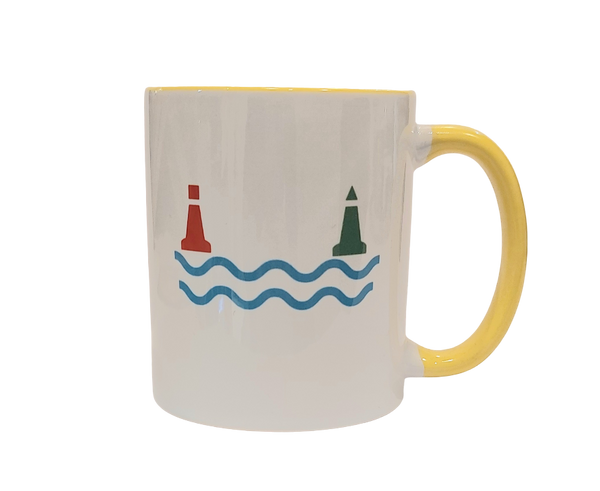 MUG| Saint-malo| tribord| balises| le petit plagiste| vert| rouge|