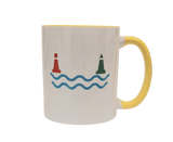 MUG| Saint-malo| tribord| balises| le petit plagiste| vert| rouge|