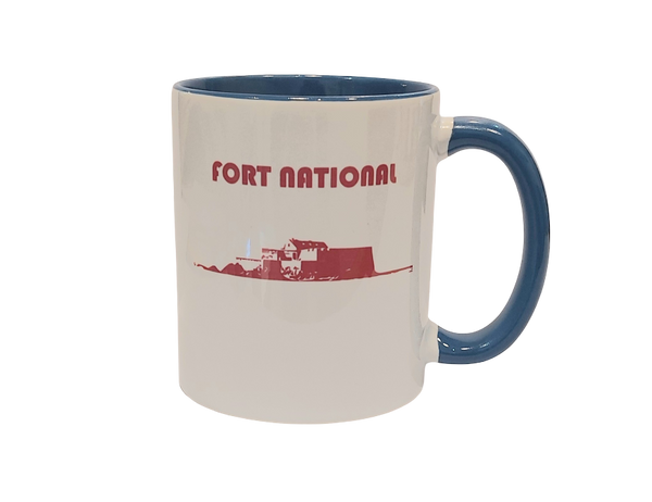 MUG|saint malo| le peti plagiste| fort national| 2 couleurs| bretagne