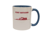 MUG|saint malo| le peti plagiste| fort national| 2 couleurs| bretagne