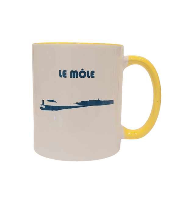 MUG| saint-malo| coloré| bretagne| le mole| céramique | le petit plagiste