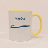 MUG| saint-malo| coloré| bretagne| le mole| céramique | le petit plagiste