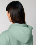 Sweat | coton bio | saint malo | estran | vert d'eau | plongeoir | blanc 