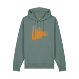 sweat | brise lame | saint-malo | orange | coton bio | marque francaise