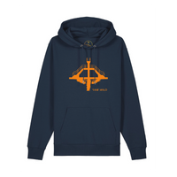 Sweat|Saint-malo|lepetit plagiste|coton bio|orange fluo