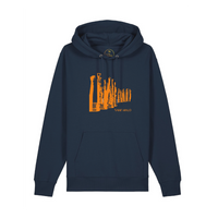 sweat | brise lame | saint-malo | orange | coton bio | marque francaise