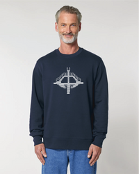 Le Sweat Fond Marin - plongeoir en Marinière sans capuche