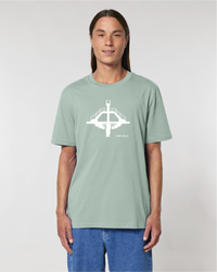 t-shirt | plongeoir | saint malo | blanc | coton bio | estran | vert d'eau | bretagne