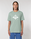 t-shirt | plongeoir | saint malo | blanc | coton bio | estran | vert d'eau | bretagne