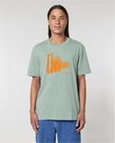 tshirt | local | coton bio | saint malo | brise lame | orange | 