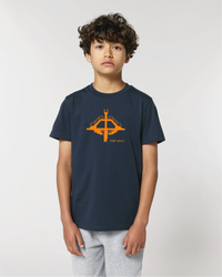 T-shirt enfant | plongeoir | orange | coton bio | saint-malo | marque francaise