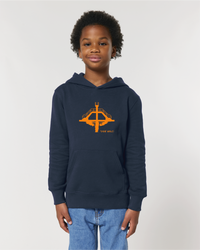 Sweat enfant - coton bio | saint malo | plongeoir orange | fluo | mer