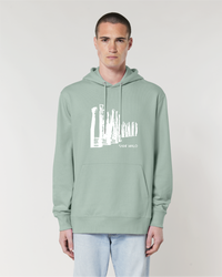 sweat | coton bio | saint malo | vert d'eau | brise lame blanc |