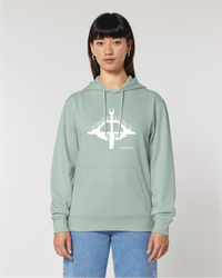Sweat | coton bio | saint malo | estran | vert d'eau | plongeoir | blanc 