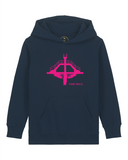 Sweat enfant | coton bio | saint malo | plongeoir rose | fluo | imprimée en bretagne | local