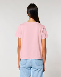 t-shirt | femme | plongeoir | saint-malo | rose | coton bio | marque francaise