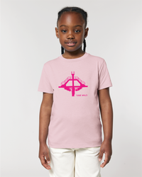 t-shirt | enfant | rose  saint malo | plongeoir rose | fluo | coton bio