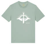 t-shirt | plongeoir | saint malo | blanc | coton bio | estran | vert d'eau | bretagne